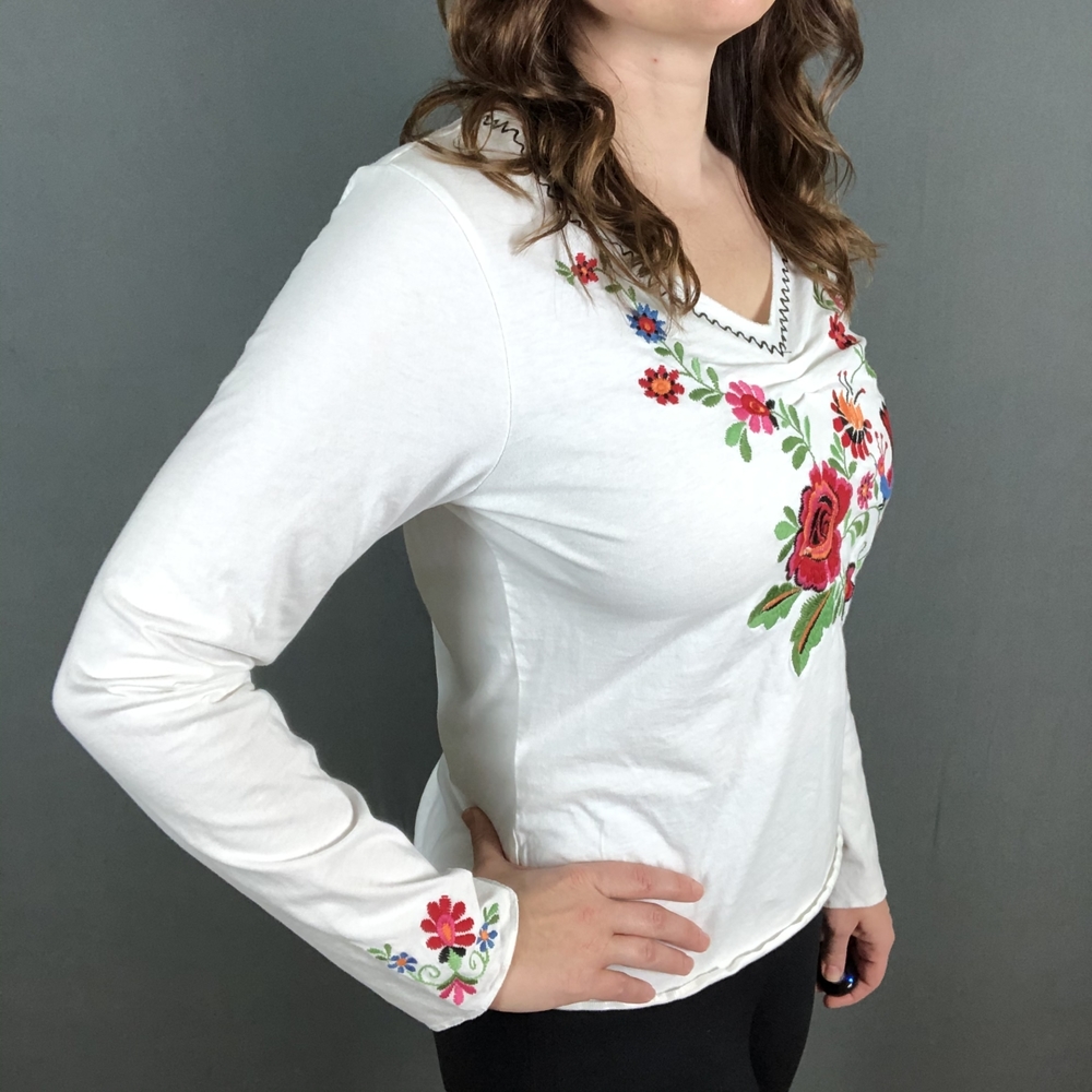 White Stag Embroidered Shirt